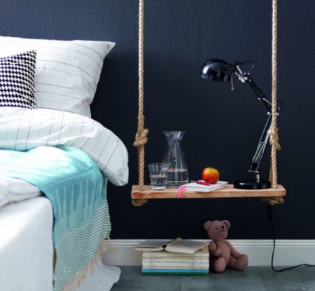 Hazlo tú misma! Columpio-Mesilla de noche // Do it yourself! Swing-Nightstand